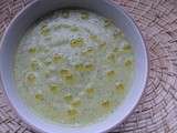 Velouté de courgettes au basilic