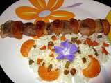 Brochettes de Canard et Mandarines