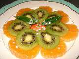 Carpaccio de Clémentines et Kiwis