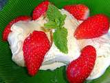 Dessert Fraises Vanille