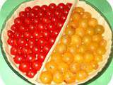 Duo  Tarte aux Mirabelles et Tomates cerises