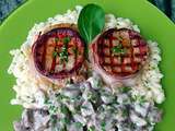 Grenadins de Veau et Champignons à la crème