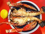 Homard grillé au feu de bois