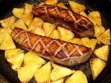 Magret de Canard poêlé à l'Ananas