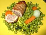 Paupiette de Veau aux petits Pois frais