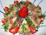 Salade de fond d'artichaut aux Fraises