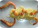 Spaghettis aux Gambas