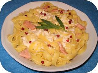 Tagliatelles au Saumon fumé