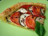 Tarte feuilletée aux Tomates et Courgettes