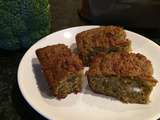 Cake aux pignons de pin, pesto printanier et fromage de brebis