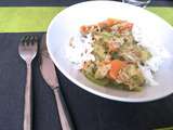 Curry de fenouil, carottes et courgettes au thon