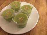 Gaspacho de courgettes aux câpres