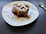 Moelleux aux cerises et pâte de pistache