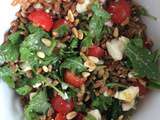 Salade d'épautre, tomates cerises et feta