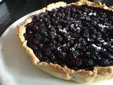 Tarte aux myrtilles sauvages ou brimbelles