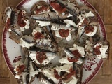 Tartines de sardines à la burrata