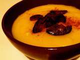 Velouté de panais au chorizo