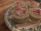 Velouté de topinambours au bacon fumé