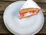 Victoria sponge cake aux framboises