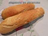 Baguettes au parmesan