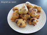 Beignet au raisin