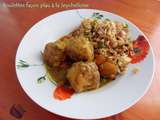 Boulettes façon plau a la seychelloise