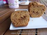 Cake au pain d'épices cœur fondant a la pâte de spéculoos