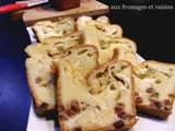 Cake aux fromages et raisin