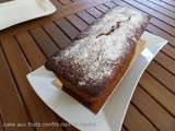 Cake aux fruits confits et noix