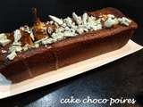 Cake choco poire