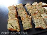 Cake poulet courgettes estragon