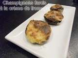 Champignons farcis a la creme fromagere