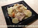 Choucroute de la mer et beurre blanc