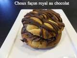 Choux facon royal au chocolat