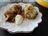 Choux farcies aux marrons