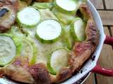 Clafoutis courgette chevre