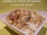 Comme un risotto de basmati & curry de poulet