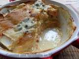 Comme une tartiflette au bleu et saumon