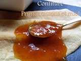 Confiture de prunes citrons et miel