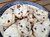 Cookies a la purée de noix de cajou et pépites de chocolat