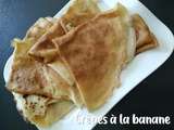 Crêpes a la banane