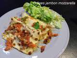 Crêpes jambon mazzarella