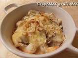 Crevettes gratinées