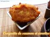 Croquette de saumon et carottes