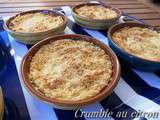 Crumble au citron