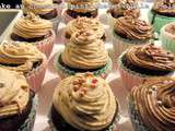 Cupcake au chocolat pistaches et huile d'olive