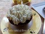 Cupcake miel et fleur d'oranger