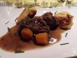 Daube de joues de porc épicées