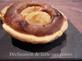 Déclinaison de tartes aux poires