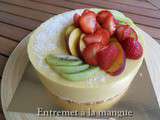 Entremet a la mangue